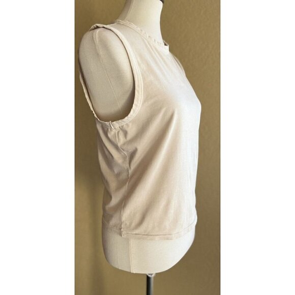 SKIMS Women's Outdoor Crew Neck Sleeveless Tank Top Size 2X Bone - Picture 6 of 9